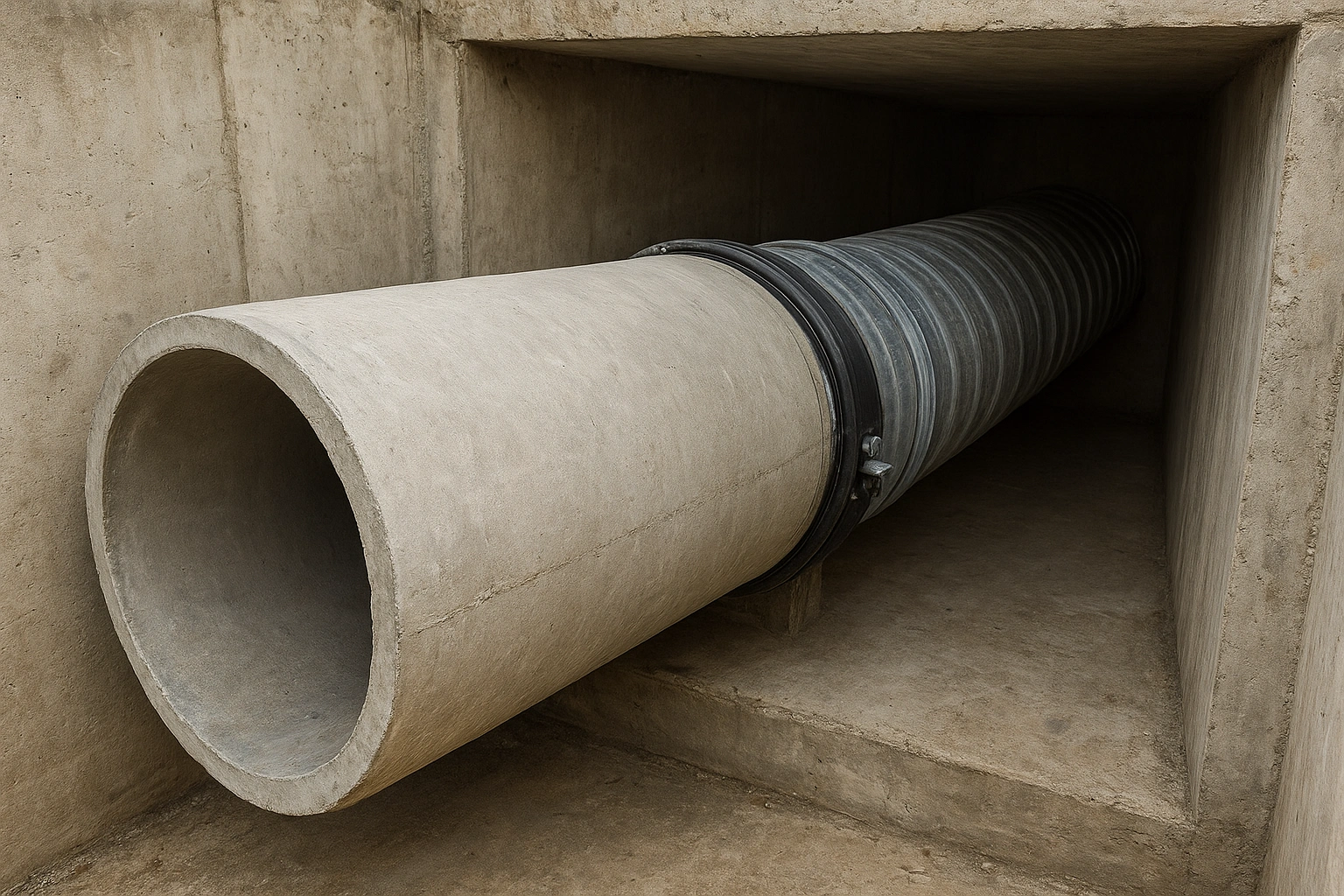 لوله و اتصالات سیمانی چیست؟ راهنمای کاربردی برای مهندسین و پیمانکاران