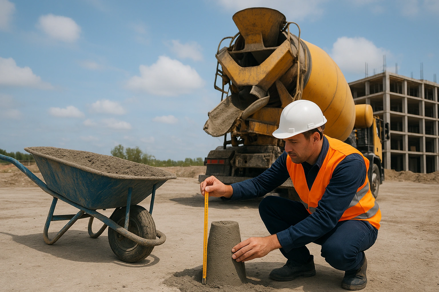 بتن آماده ممتاز ؛ تست کیفیت ، حمل و نکات نگهداری در کارگاه