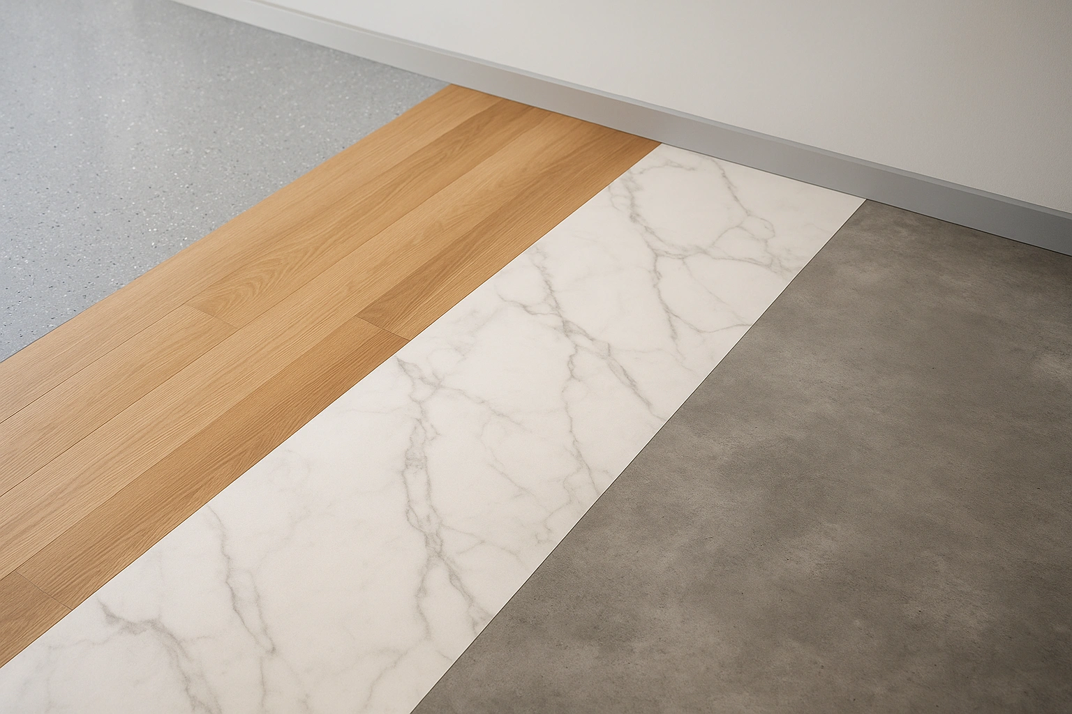 انتخاب کف پوش برای فضاهای مختلف: راهنمای تخصصی پارکت، اپوکسی، ماربل شیت و بتن اکسپوز