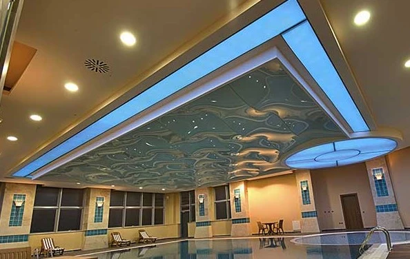 سقف کشسان (Stretch Ceiling): معجزه انعطاف، نور و طراحی 