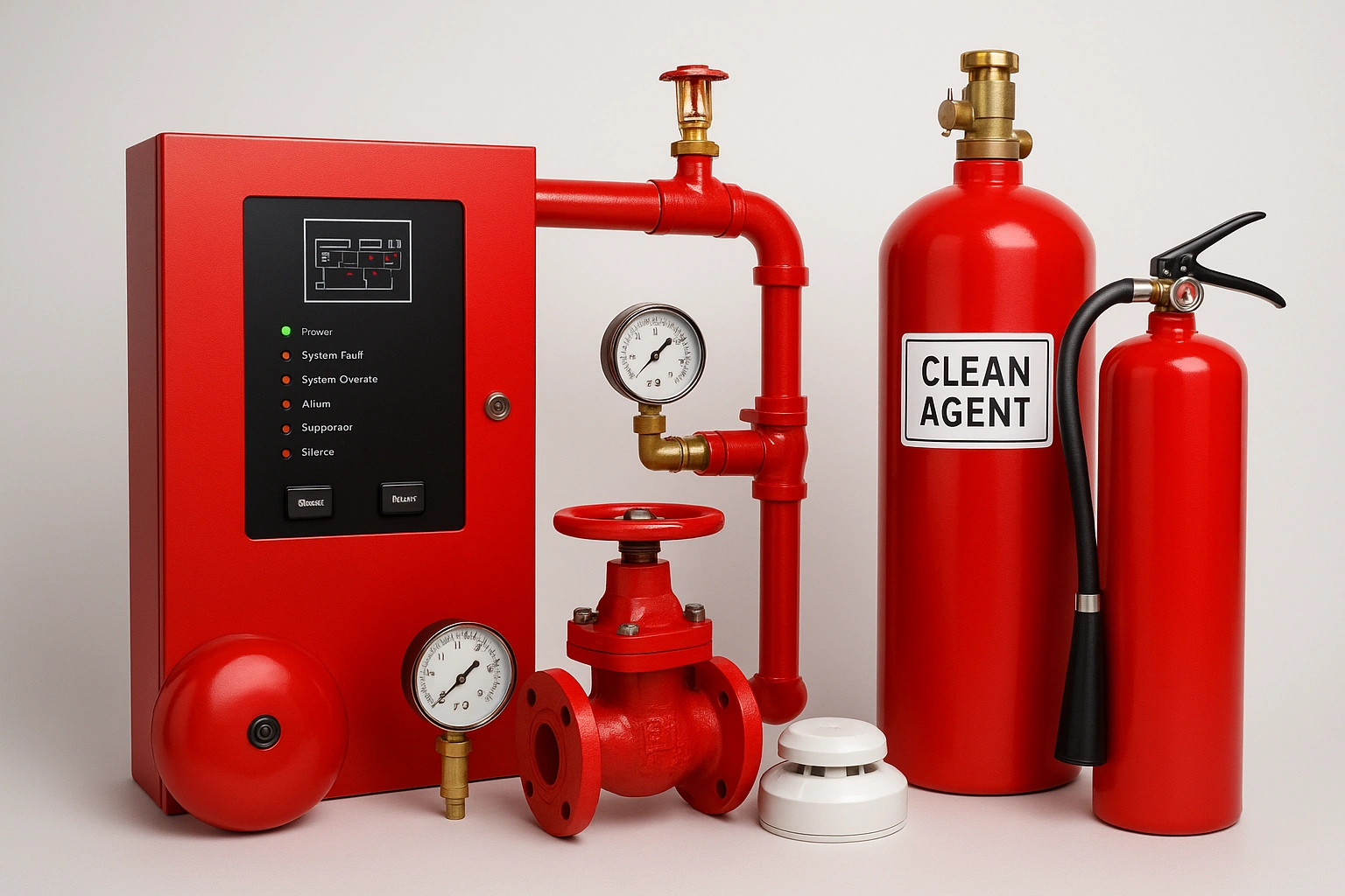 اطفای حریق چیست — راهنمای فنی و کاربردی برای انتخاب سیستم اطفای حریق در اتاق سرور، ساختمان و کارخانه